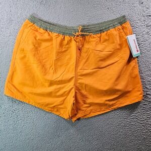 NWT Marmot Swim Shorts Trunks Men XL Inseam 5" Beige Orange  -‎ No Liner